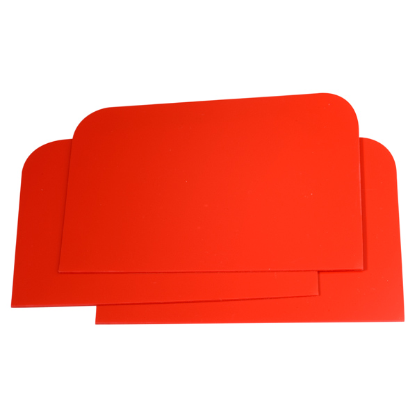 Plastikspachtel Set 3-teilig rot 115 mm x 77 mm