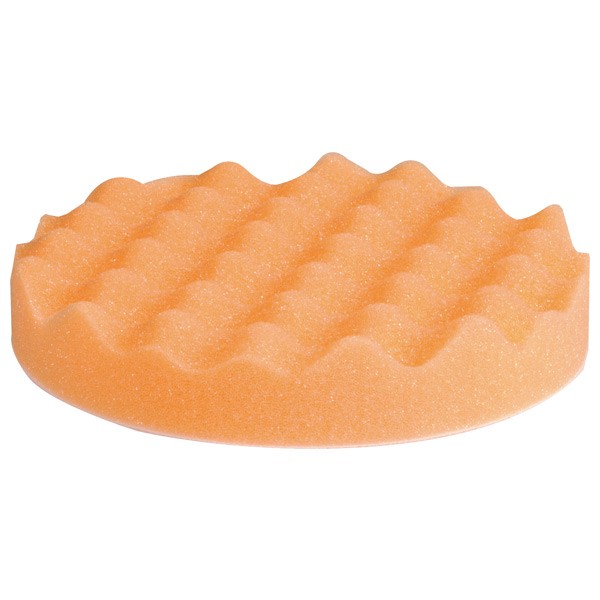 Finish waffle Pad orange Polierschwamm Carsystem